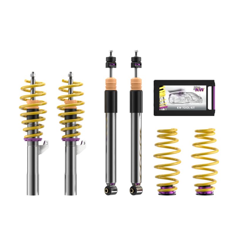 KW Gewindefahrwerk V3 inox (inkl. Stilllegung f. elektr. Dämpfer) – BMW M5, M6